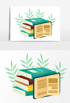 世界讀書日 書籍與矢量素材的完美結(jié)合